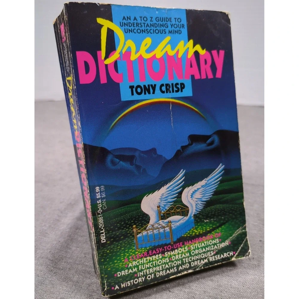 Dream Dictionary Guide To Dreams & Sleep Experiences Tony Crisp VTG 1991 Dell PB